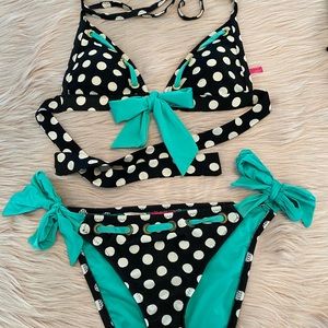 Betsy Johnson Polka Dot Bikini